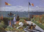 Claude Monet Terrace at Saint-Adresse oil